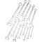Dynamic Tools 14 Piece SAE Combo Wrench Set, Mirror Chrome, 3/8" - 1-1/4" D074201 - alternate 1